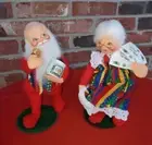 Annalee Santas Cookie Jar And Mrs . With The Wishes Mint With tags