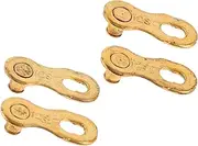 ERINGOGO 2 Pairs Cable Jointing Pedals Chain Tool Connectors Scooter Bike Kickstands Brakes Combination Cycle Handlebar Grips Motorized Chains Transmission Chain Steel Golden