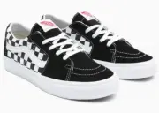 Vans SK8-Low Checkerboard Black White VN0A4UUK4W7 Men's Size 10