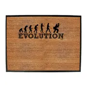 Evolution Paintballing - Funny Novelty Doormat Man Cave Floor mat