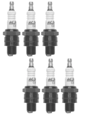 Set Of 6 Spark Plugs AcDelco For Fargo FD1 Pickup Ford Custom Studebaker 6E5 L6