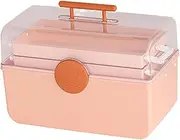 kokiya First Aid Storage Box First Aid Cabinet Organizer 3 Layers Multipurpose Household Storage Box for Cosmetics Jewelry Hairpins