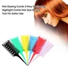 Hair Dyeing Comb 3-Way Sectioning Highlight Comb Professional Weave Weaving DY9