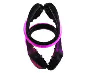 2Pcs Outdoor Sports Led Light-Emitting Shoe Clips, Night Running And Cycling Warning Shoe Clip Lights,Powder Light