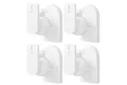 4pc Goobay Satellite Audio Speaker Wall Mount Bracket Home Studio Up To 3.5kg WT