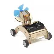 Windmill Car DIY Science Kit Kids/Children Birthday Educational Gift STEM Toy