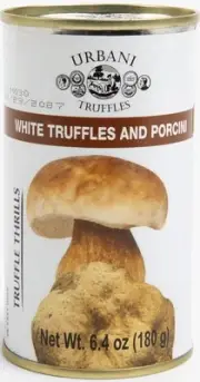 Urbani Truffles Truffle Thrills, White Truffles and Porcini, 6.4 Ounce Can