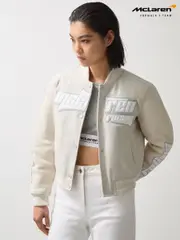 Reiss Off White Fury McLaren F1 Team Bomber Jacket (F18158) | $2,100