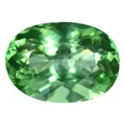 9.16 Ct. Best Natural Oval Green Apatite Gems WITH GLC CERTIFY