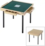 BLITZER BMJ35M-AK Secret Mahjong Table Sparrow Table That Becomes a Dining Table, Dotted Bar Drawer, Place Style Plate Included, 29.1 x 29.1 x 28.3 inches (74 x 74 x 72 cm)