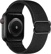 [IXTRA] 5 Pack Stretchy Nylon Band Compatible for Apple Watch 38 40 41mm 42mm 44mm 45mm 46mm 49mm Women Men, Elastic Straps Sport Wristband Solo Loop for iWatch Series 10 9 8 SE 7 6 5 4 3 2 1 Ultra 2/1