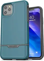 Encased Heavy Duty iPhone 11 Pro Protective Case (2019 Rebel Armor) Military Grade Full Body Rugged Cover (Turquoise Blue)
