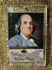 Benjamin Franklin 1760 inventor US United States Upper Deck USA history Card