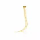 Hair 'n Flair 100 Human Hair Extensions - 18 - Yellow Brand New