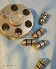 EDC Desk Toy Brass Revolver Bullets Finger Spinner Top Hand Fidget Pocket