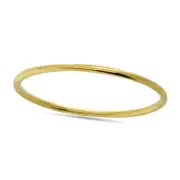 Ladies' 1.0mm Stackable Band in Solid 14K Gold - Size 7