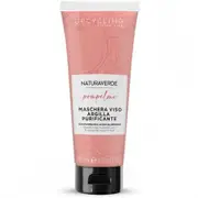 Naturaverde Purifying Clay Face Mask With Grapefruit And Hyaluronic Acid 75 Ml