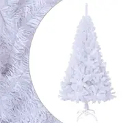 Artificial Christmas Tree with Thick Branches White 120 cm PVC vidaXL