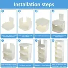 Narrow Shoe Rack 5 Layers Shoe Tower Rack Space Saving Stackable Shoe bur