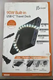 j5create 90W Built-in USB-C™ Travel Dock