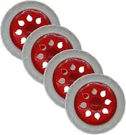 MOBUTOFU 4pcs Shopping Cart Heavy Duty Wheels Caster Wheels Carts Utility Cart Carry Wheels Replacement Grocery Cart Wheels Trolleys Wheels Dolly Wheels Wagon Cart Foldable Duffle Plastic