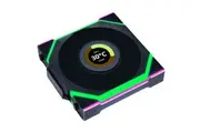 Lian Li Uni Fan 120mm SL Wireless Reverse Blade ARGB 4-Pin PWM Black Fan with 1.6in LCD Display (12RSLLCD1W1B)
