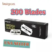 200 Matgicol Platinum Ultra Sharp Double Edge Cut Barber Razor Blades