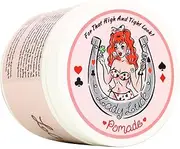 Lucky 13 Barber Supplies Lady Luck Women's Hair Pomade | Water-Based | High Hold | High Shine | Mango Hibiscus Scent, 4oz