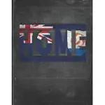 HOME: ANGUILLA FLAG PERSONALIZED RETRO GIFT FOR ANGUILLIAN RETIRED COWORKER FRIEND PARTY UNDATED PLANNER DAILY WEEKLY MONTHL
