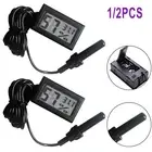 Waterproof Thermometer Humidity Humidity Meter LCD Temperature Meter Monitor