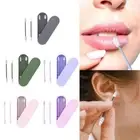 1 Set Multicolor Silicone Cotton Swab Stick Silicone Earpick Daily Life