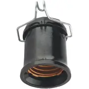 (25)- Leviton Black 660W 250V Outdoor Pin Light Bulb Socket 001-167