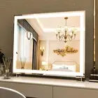 Hollywood Makeup Mirror with LED Lights, Large Lighted Vanity Dressing Table Mir