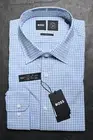 Hugo Boss Men's Hank Kent Travel Slim Performance Stretch Dress Shirt 38 15