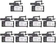 10-Pcs A98L-0031-0026 3V 1750mAh PLC Non-Rechargeable Lithium Battery for FANUC A02B-0309-K102 PN FANUC A98L-0031-0026 CNC Machine controler Battery (3 Volt, 1.75 Ah, Non-rechargrable)