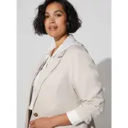NWT Torrid Size 1 Studio Linen Blazer