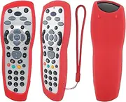 CHUNGHOP Protective Silicone Remote Case for Sky Plus HD PayTV IQ1 IQ2 IQ3 IQ4 S1 /Standard Foxtel Box/Sky New Zealand/Mystar Remote Control, Shockproof Anti-Lost Skin-Friendly Cover (Red)