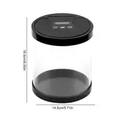 Electronic Time Lock Box Timer Lock Container Multi Function Time Lock Box Bin for Toys Mobile Phones No Battery White