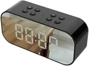 Oimzzr Speaker Portable Wirel Speaker Column Subwoofer Music Sound Box Time Alarm Clock