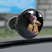 Baby Car Mirror, Auto Rear Facing Mirrors with Suction Cup, 360° Adjustable Wide Angle Convex Rear View Mirrors, Safety Backseat Babies Mirror, Universal Car Interior Accessories