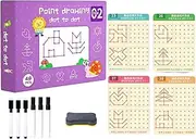 Pencil Control Activity Book | Preschool Toddler Control,Reusable Educational Painting Book, Learning Activities for Boys Girls Practice Pencil Control
