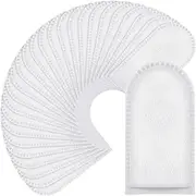 Treela 100 Pieces Finger Cots Disposable Finger Covers Newborn Baby Diaper Cream Finger Protectors Keeps Fingers and Nails Clean for Home Travel