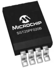 Microchip FLASH MEMORY CHIPS 10Pcs 2.3-3.6V 2Mbit 8-Pins SPI Split Gate SOIC
