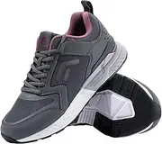 [FitVille] Walking Shoes Women's Extra Wide Sports Shoes Lightweight Breathable Trainers Running Shoes Comfortable Leisure Shoes Trainers for Wide Feet Plantar Fasciitis Foot Pain