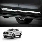 For Toyota Hilux Revo Prerunner 4 Dr 2021 22 Body Side Molding Chrome (for: Toyota)