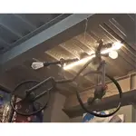 美式復古 工業風 金屬水管單車吊燈