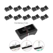 10pcs Audio Device Replacement Straight Slide Potentiometer Flat Push Knob Set
