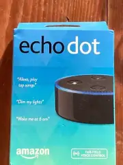 Amazon Echo Dot (2nd Generation) Smart Speaker - Black NIB