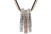 Ring Long Necklace Embellished With SWAROVSKI Crystals
