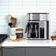 Braun MultiServe Plus 10 Cup Drip Coffee Maker Hot & Cold Brew 7 Sizes Stainless